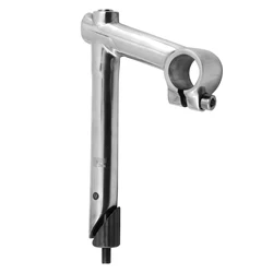 1 Bolt Clip Alloy Bike Quill Stem, Bike Handlebar Stem 25.4mm Silver
