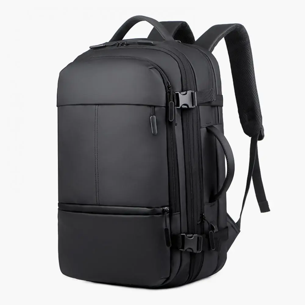 Commuter Backpack Expandable Travel Backpack with Usb Charging Port Anti-theft Lock Wet/dry Separation Pockets for Business