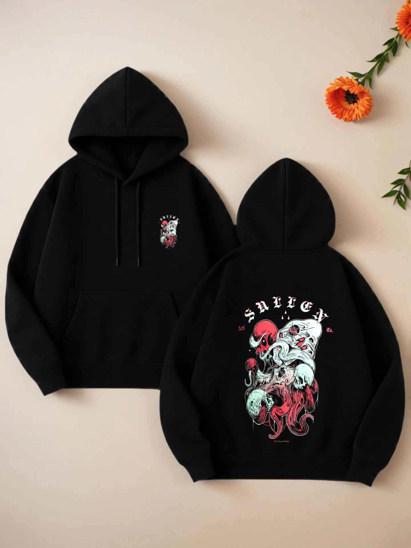 

Женская толстовка с рисунком, милый принт, эстетический стиль, мягкая ткань, повседневная повседневная одежда, для молодых мужчин