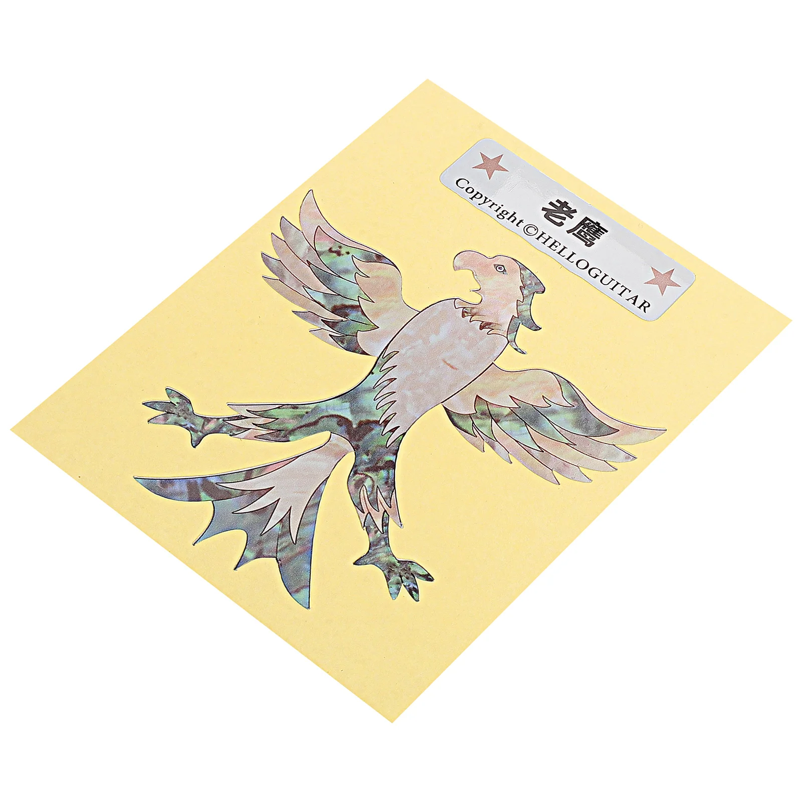 

Stickers Animal Eagle Electric Guitar Stickers Electric Decal PVC Durable Installation Guitar Panels Accessories