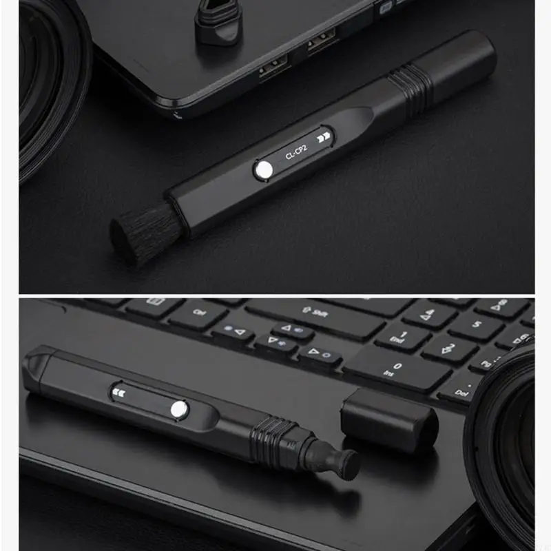 Reusable Carbon Fiber Camera Lens Cleaning With Replaceable Heads For Photographic Equipment Maintenance 77JC