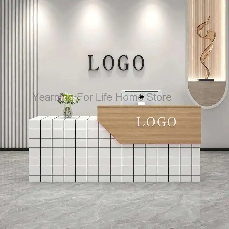 

Decorations Reception Desks Display Beauty Salon Reception Desks Cashier Counter Mostrador Negocio Commercial Furniture