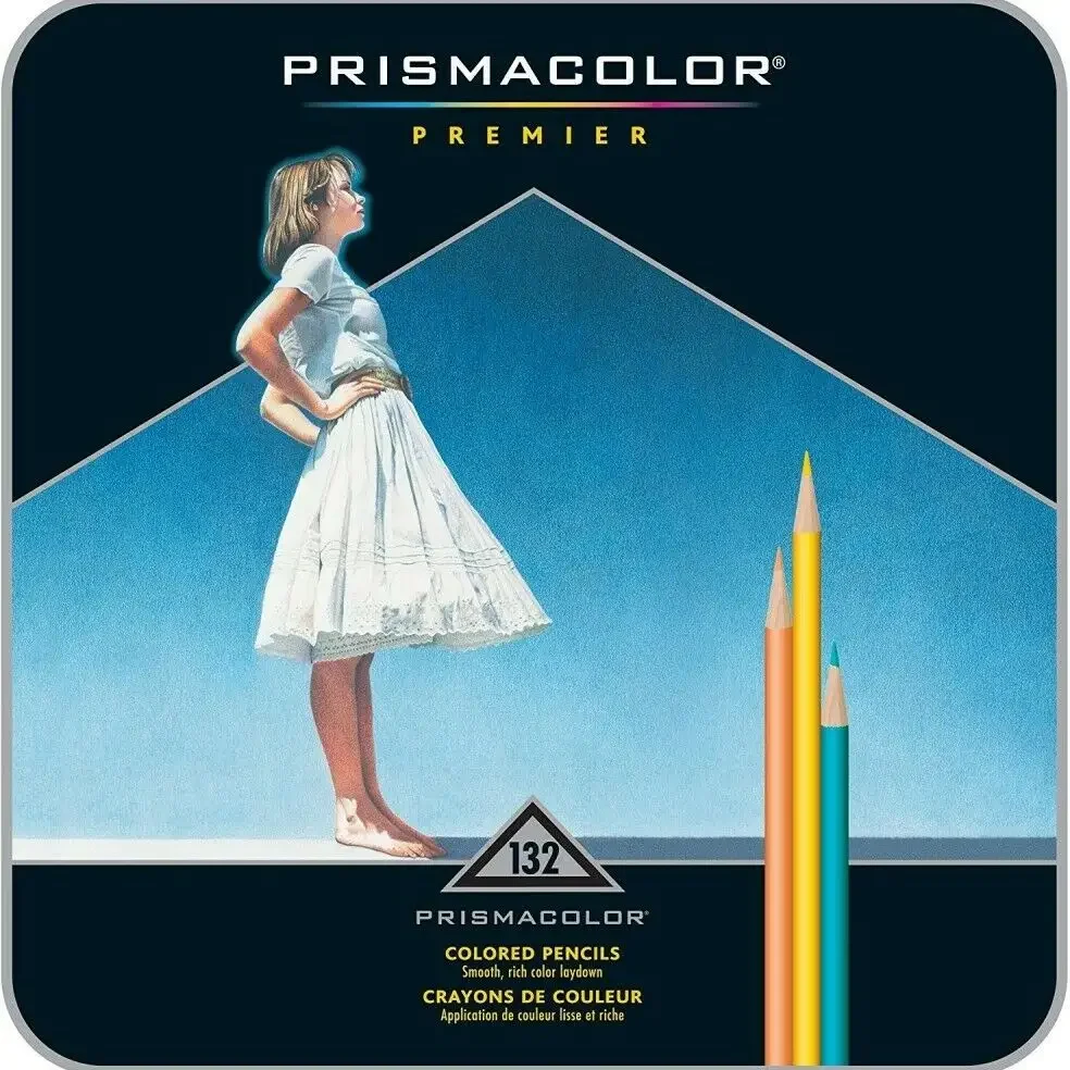 132 Prismacolor Artists Color Pencils Set Soft Core Colored Pencil Colores Profesionales Crayon De Couleur School Art Supplies