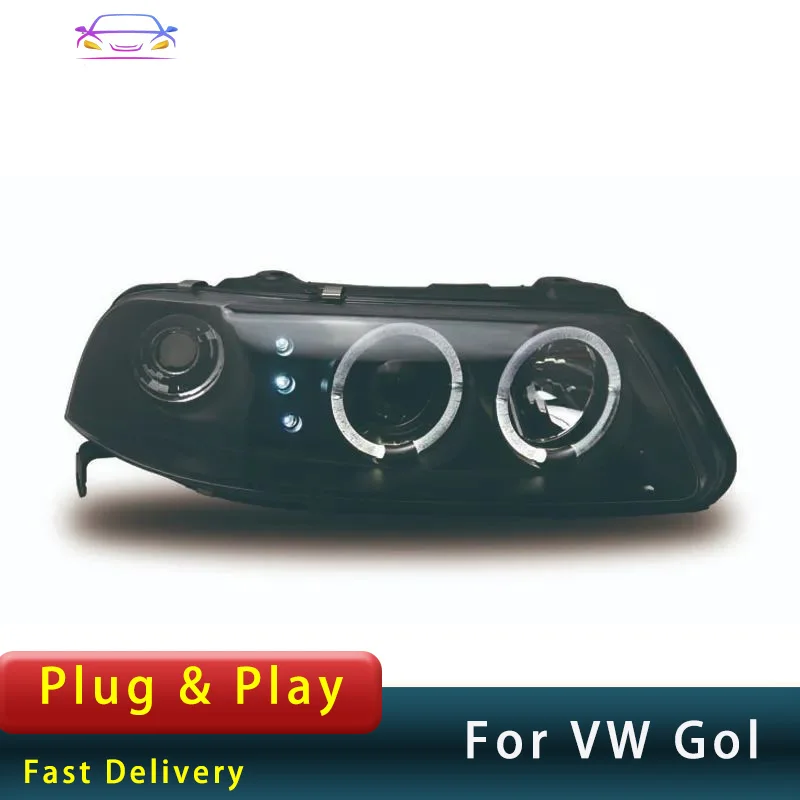 For Volkswagen Gol 2003-2007 Headlights DRL LED  Upgrade New Design Turn Signal Brake  Head Lamp  Accembly Auto Accessory