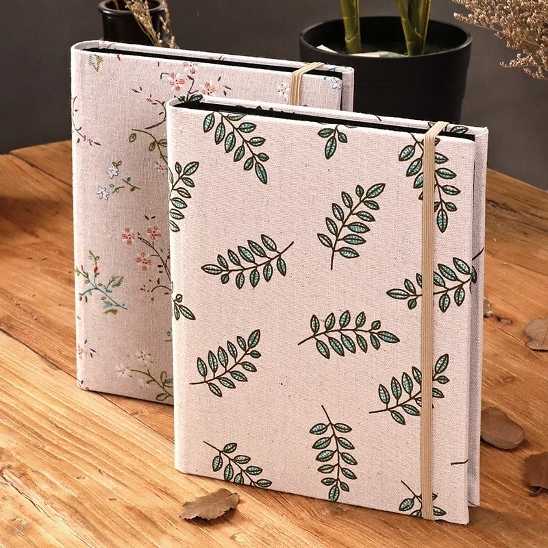 6 Inch  Large Capacity Album New Elastic Band Cloth Album 4R200 Album Horizontally Placed Family Album