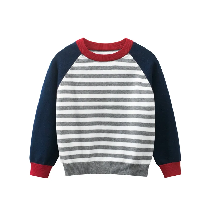 

Winter Baby Boys Striped Sweater Kids Cotton Warm Sweater Pullovers Fall Infant Girls Outerwear Knitwear Tops Children Clothes