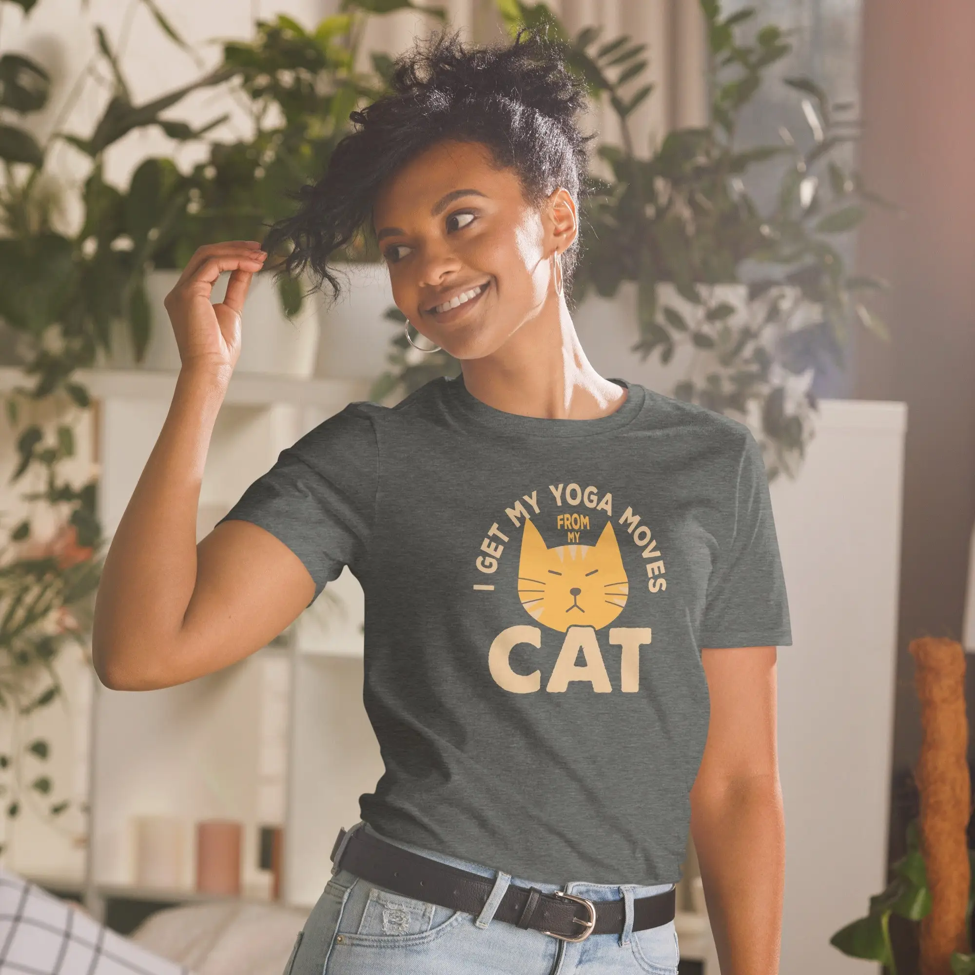 

Meow-worthy Cat T-shirts: A Must-have for Feline Fanatics, Funny Cat T-shirt, Graphic T-shirt, Feline Theme T-shirts