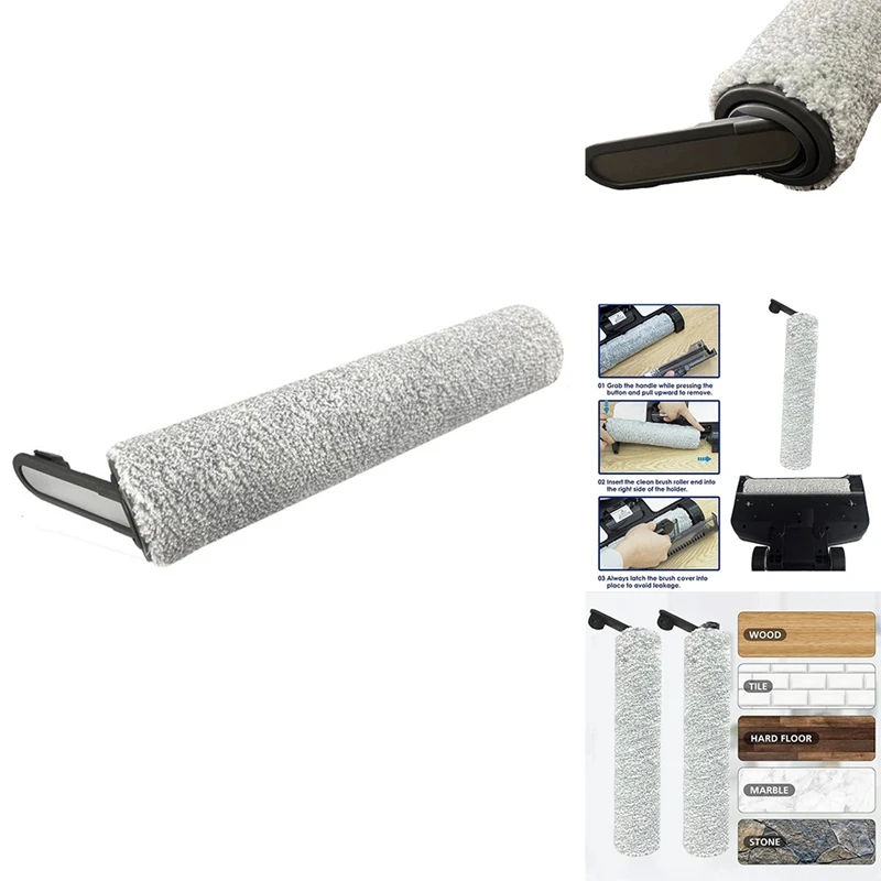 Основная роликовая щетка для Dreame H11S/H12/M12/M12pro, умная беспроводная машина для мытья полов, аксессуары для пылесоса