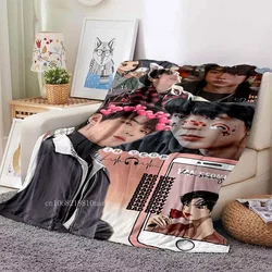 Hwang In Yeop coperta di flanella morbida Kd Star Poster coperta divano letto camera da letto soggiorno portatile casa viaggio Break coperta