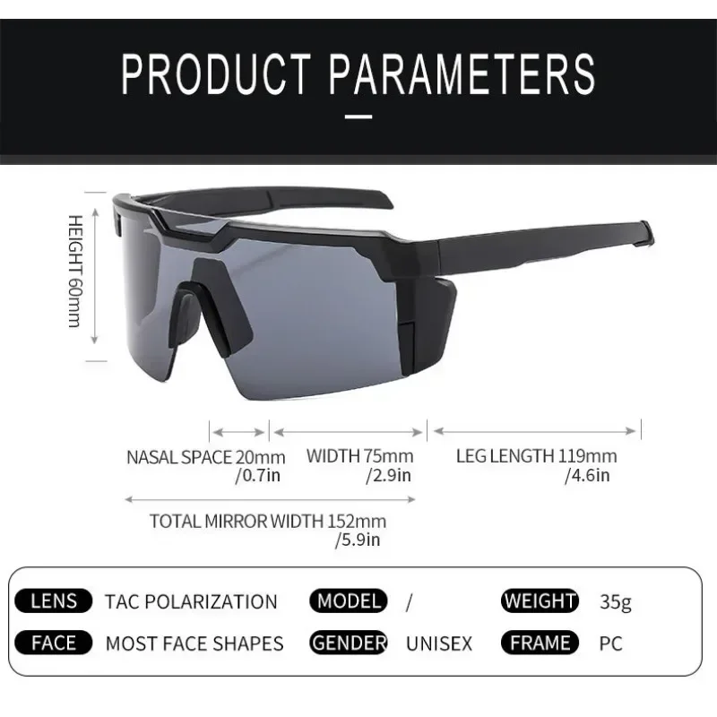 Cycling Sunglasses UV Protection Windproof Bike Sun Glasses for Men Women Outdoor Polarized Lens Bicycle Eyewear Sports Goggle