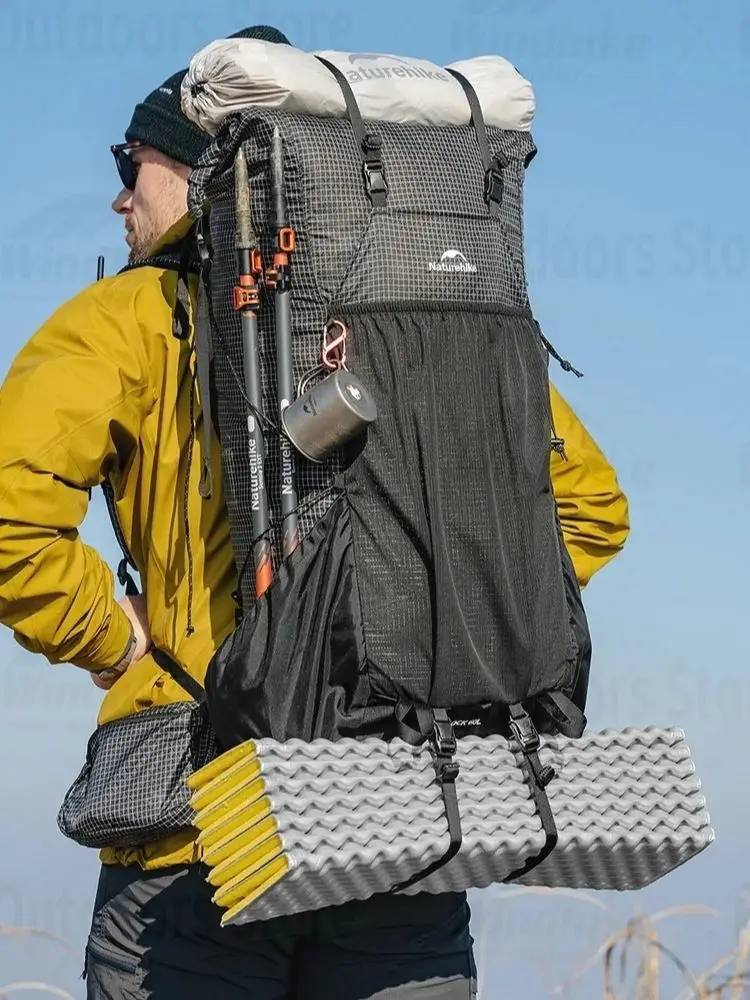 Naturehike Rock 2.0 Rucksack Große Kapazität Wasserdichte Reisetasche Camping-Trekking-Tasche Outdoor-Wanderrucksack Mit Regenschutz