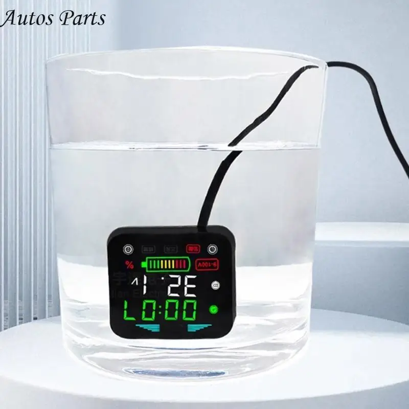 57BA LCD Digital Electricity Meter for Motorcycle Scooter 9-100V Battery Capacity Battery Capacity Voltmeter Tester