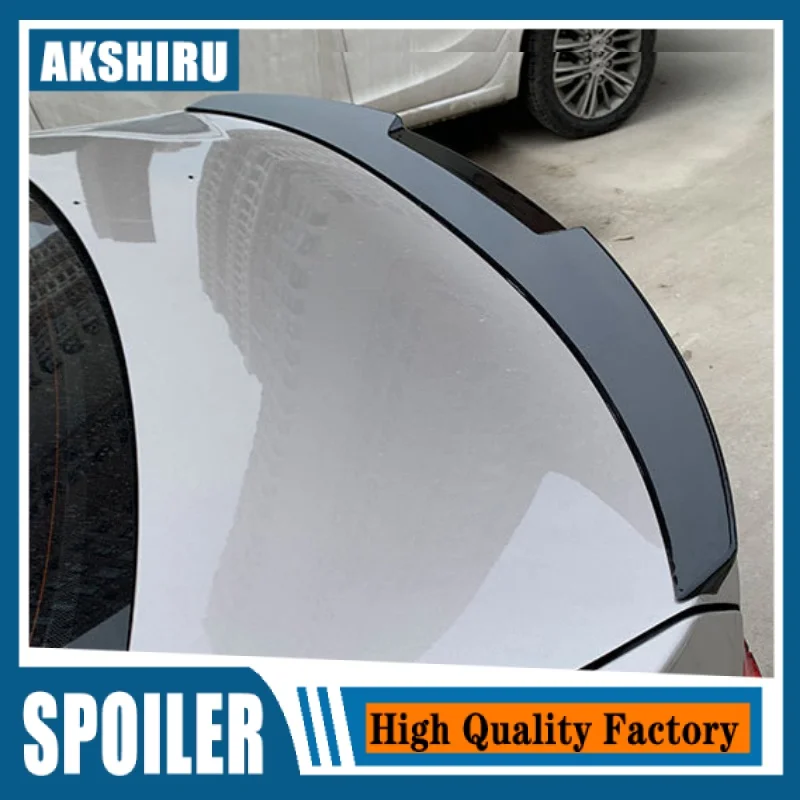 For BMW F30 3 Series F80 F35 2012 2013 2014 2015 2016 2017 2018  ABS Tail Trunk Wing Decoration V  Style color Rear Lip Spoiler