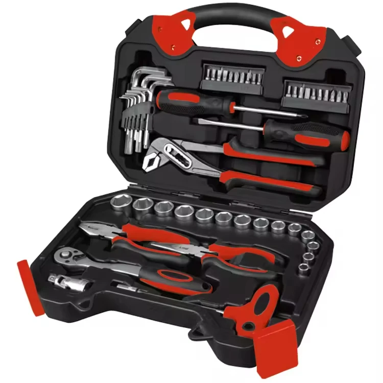 

Professional factory mailbox wrench packaging household 110 pieces 1/4 "& 1/2" socket wrench hand tool set