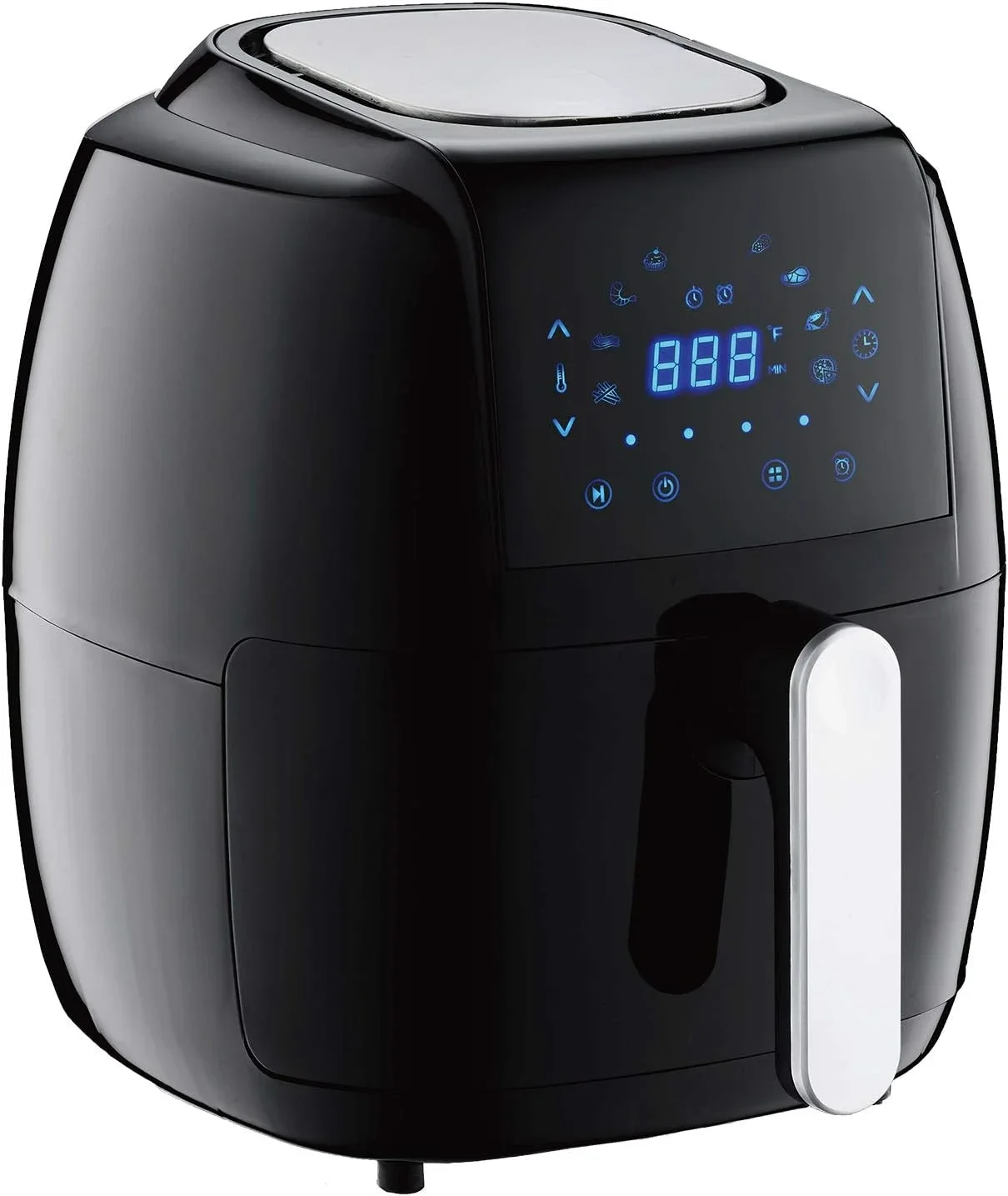 

Black GoWISE GW22921-S 5-Qt 8-in-1 Digital Air Fryer with Recipe Book and Timer Touchscreen Control Panel for Healthy Cooking