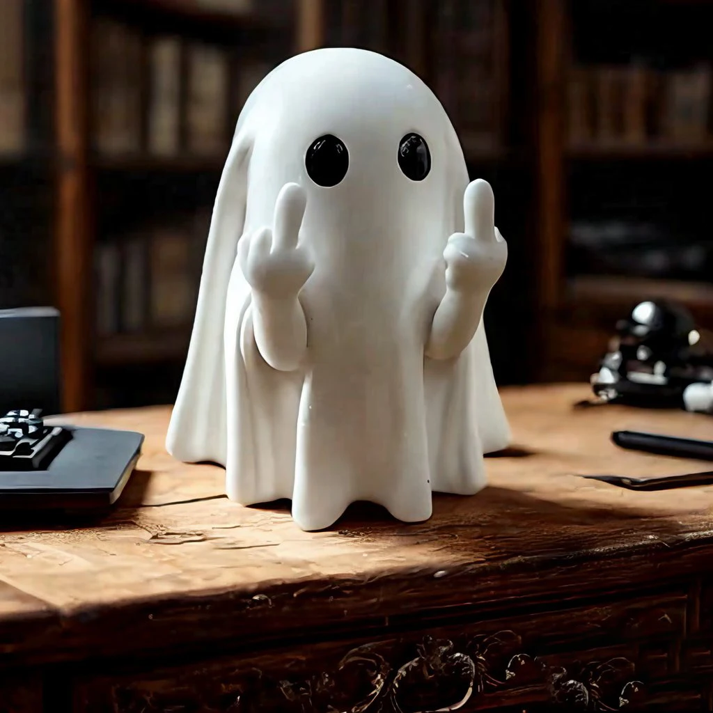 

2025 New Halloween Resin Ghost Statue Funny Decor Party Home Office Scary Pranks Gift Horror Collection Unique Decoration
