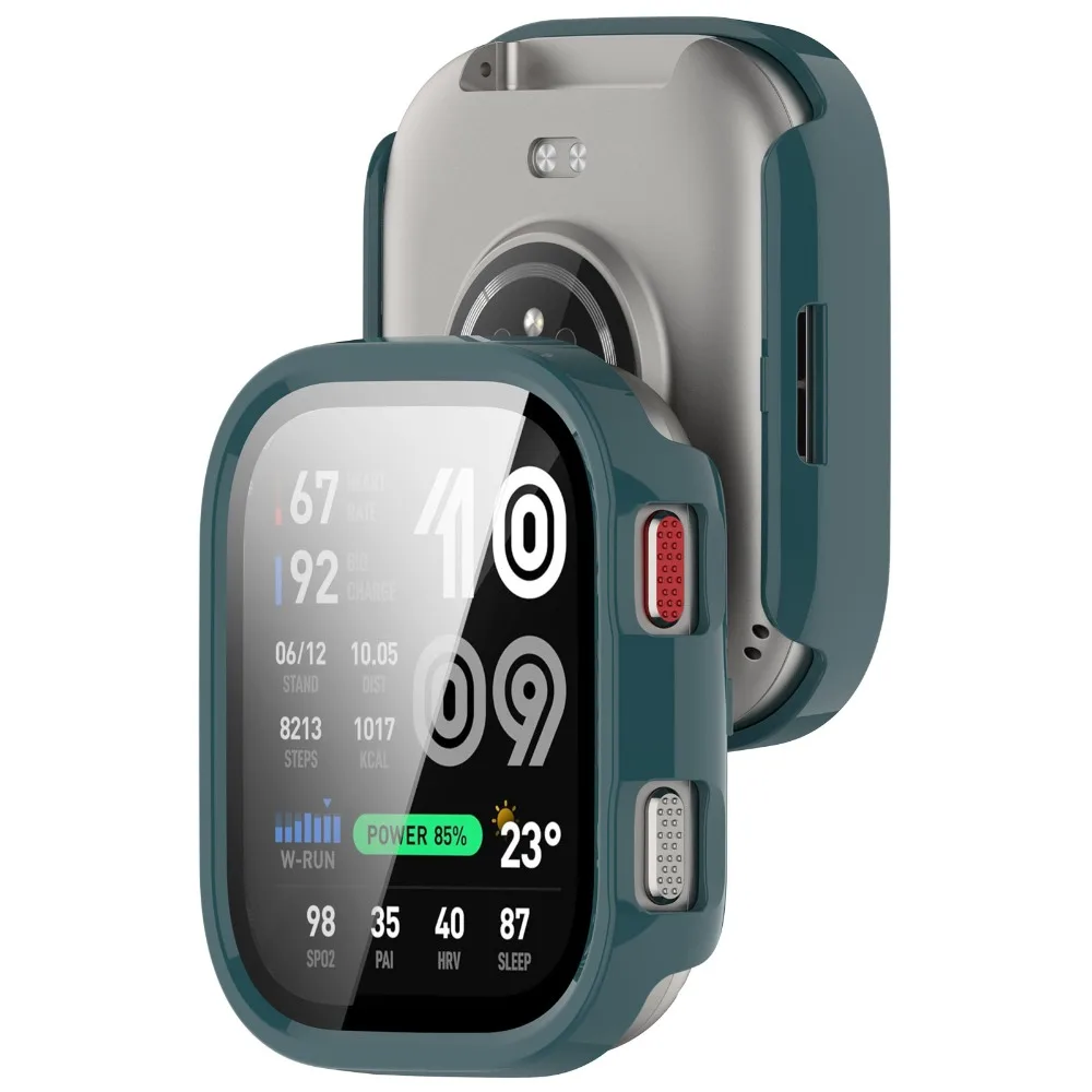 Glas + Hülle für Amazfit BIP Max Displayschutzfolie, kratzfeste Folie, Stoßschutz, PC-Abdeckung für Amazfit Bip 6/Max Zubehör – Detail 12