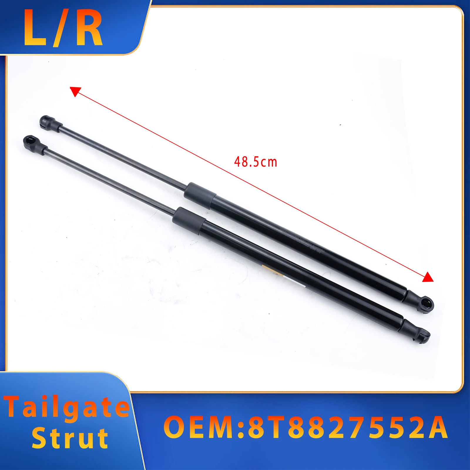 

2PCS Tailgate Gas Spring Strut For AUDI A5 Sportback 8TA 2010-2017 1.8T 2.0T 3.0T 8T8827552A High-Quality Car Accessories