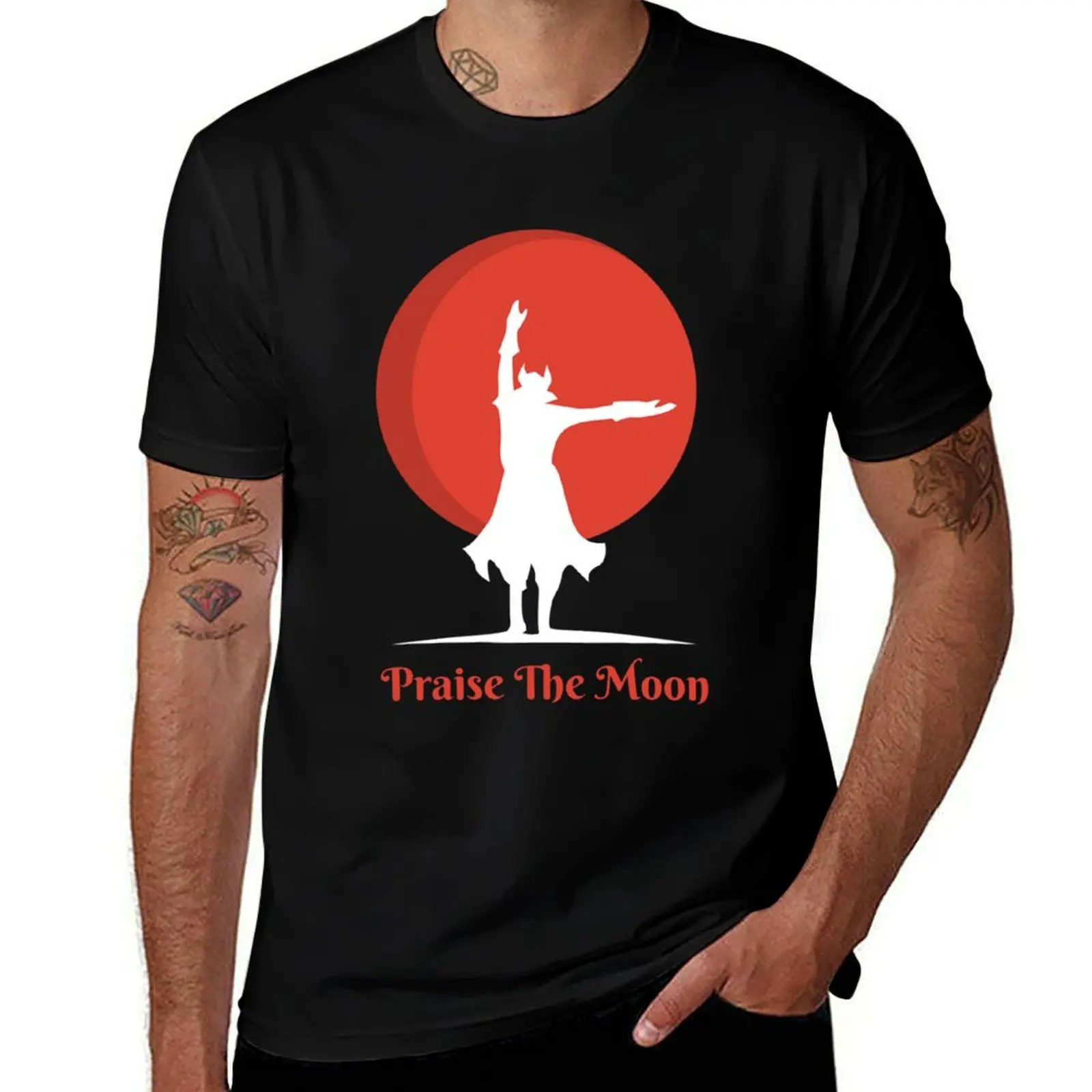 Bloodborne Praise T-Shirt man t shirts graphic T-Shirt