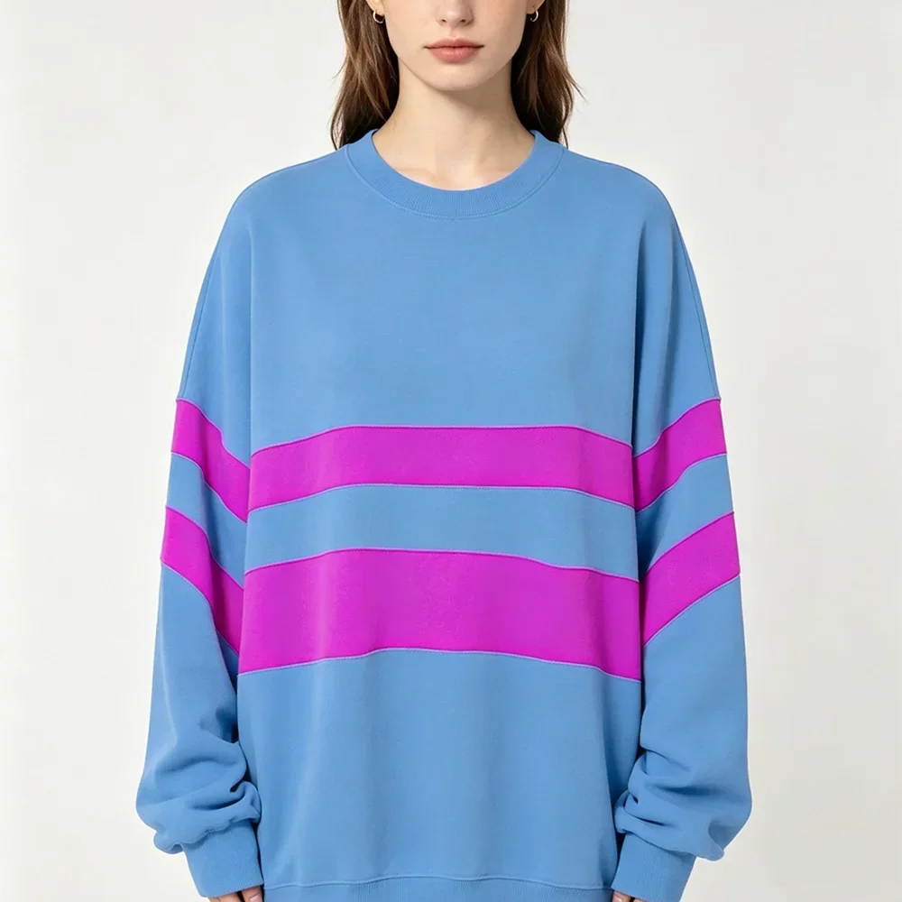 2026 Y2K Undertale Frisk 3D Print Round Neck Sweatshirt Frisk Chara Cosplay Pullover Family Matching Streetwear