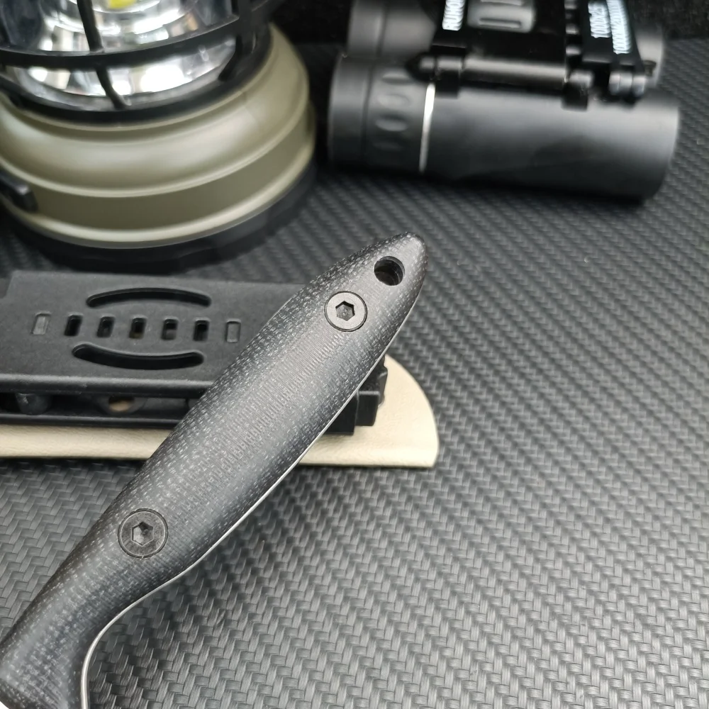 المحمولة عالية الصلابة خفيفة الوزن المحمولة مستقيم سكين البرية الصيد الغابة استكشاف المشي لمسافات طويلة أداة EDC متعددة الوظائف #4