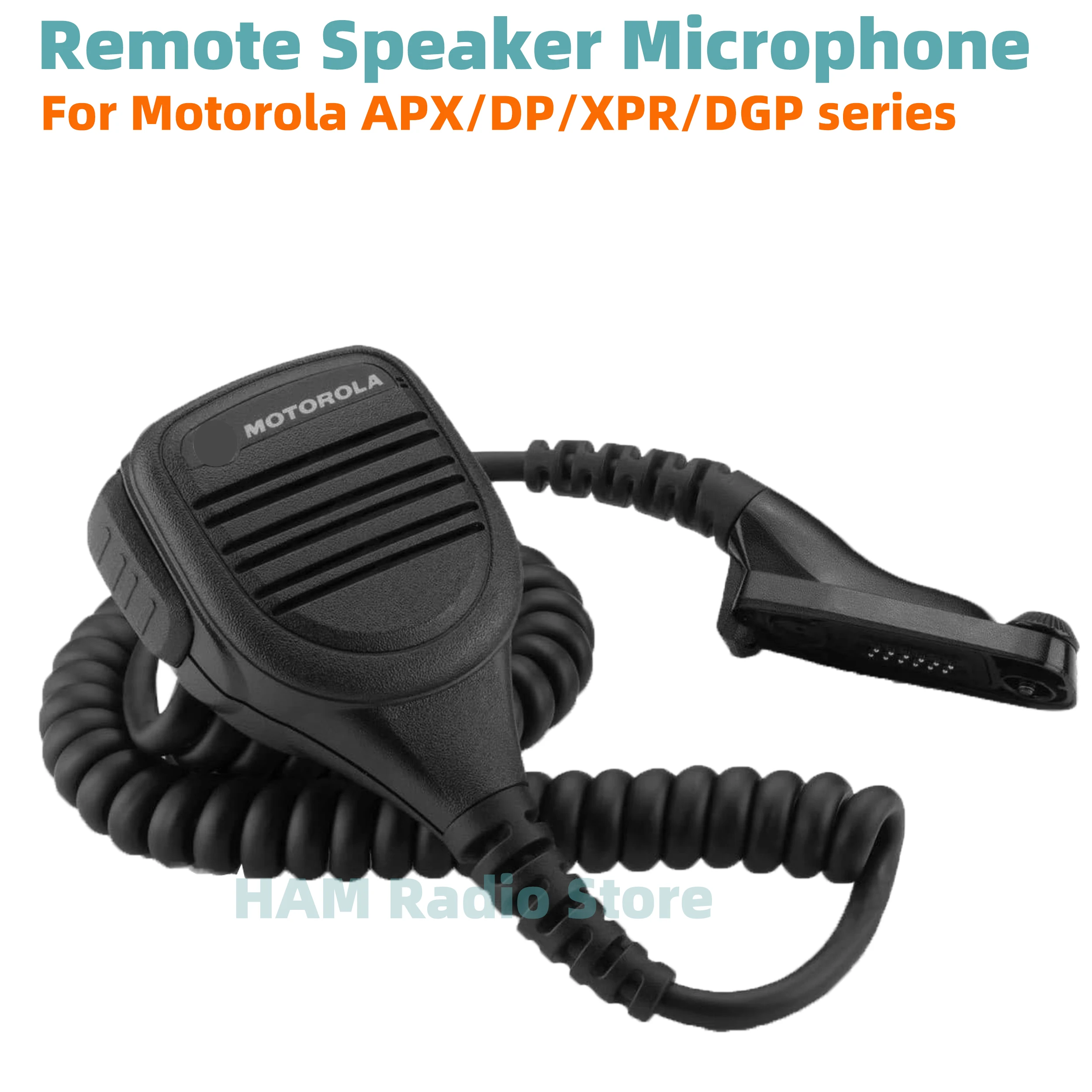 

Motorola Speaker Microphone PMMN4025 For Motorola XPR6300/6350/6380/6500/6550/6580 XPR7550/7550e DGP8550/8550e DP3600/4400/4800
