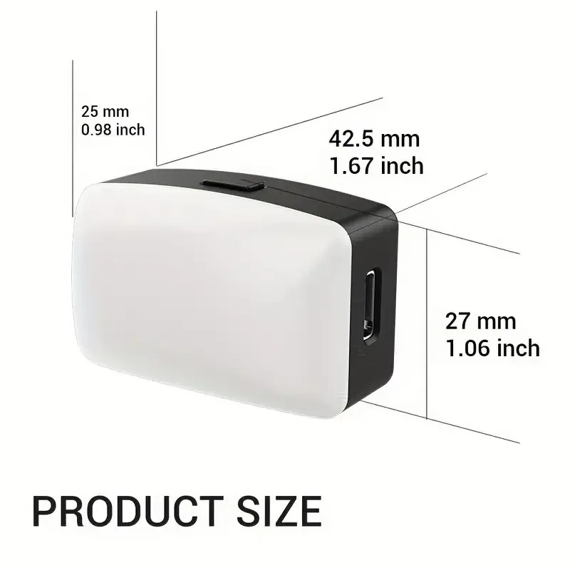 ضوء سيلفي LED مغناطيسي صغير لهاتف آيفون وسامسونج آي باد للهاتف المحمول ومشبك حلقة فلاش ملء فيديو صور Ringlight مصباح التصوير الفوتوغرافي #2