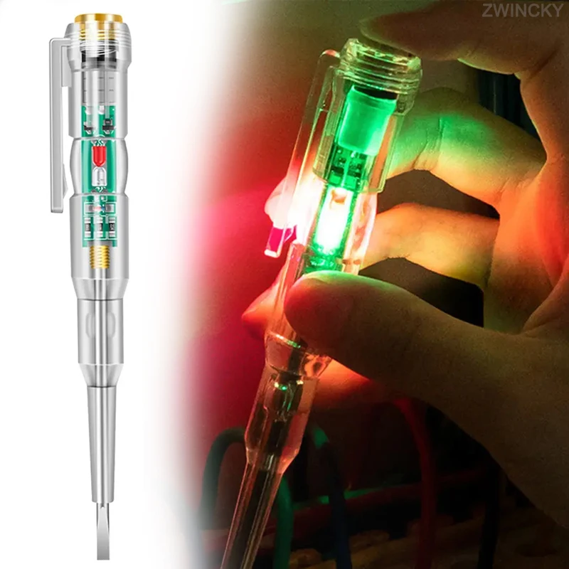 

New Intelligent Induction Power Voltage Detector Pen 24/70-250V Circuit Tester Electrical Screwdriver Indicator Tools
