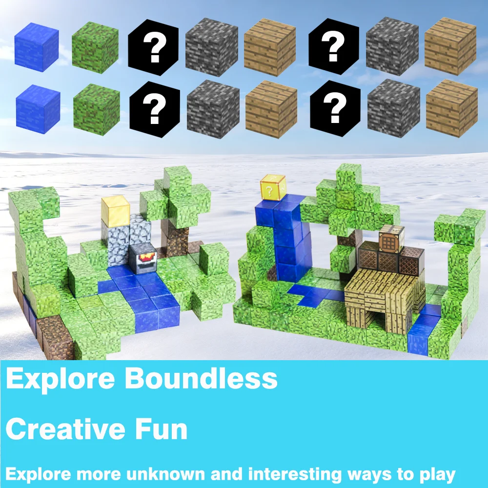 GIROMAG 200個の磁気ブロックセットには小さなおもちゃが付属しており、3～12歳向けの教育STEMおもちゃです。創造的な組み立て遊びに最適です。