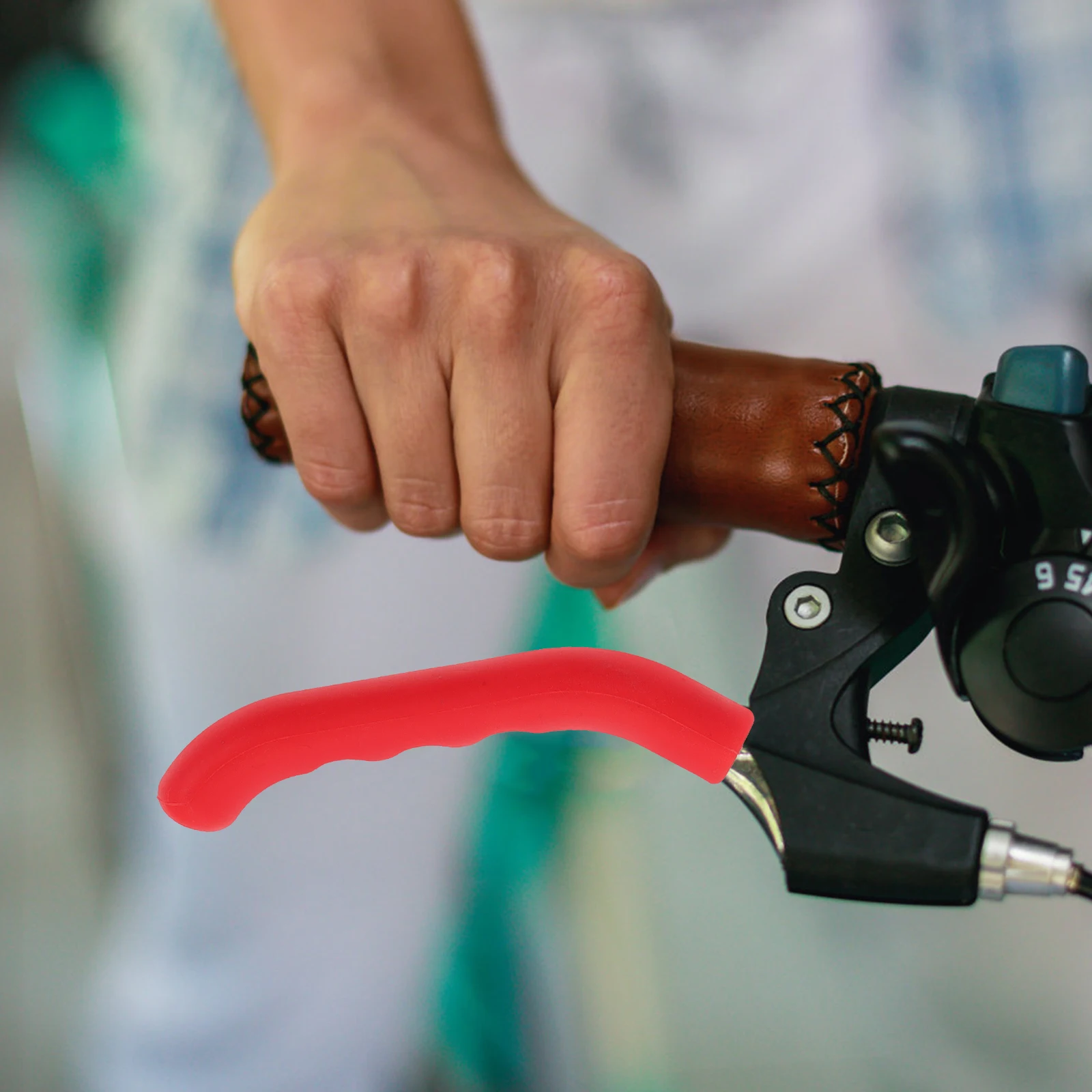 2Pcs Brake Grip Covers Silicone Protector Anti-Fatigue Cycling Accessory Brake Handle Cover Cycle Accessory Cycle Supply