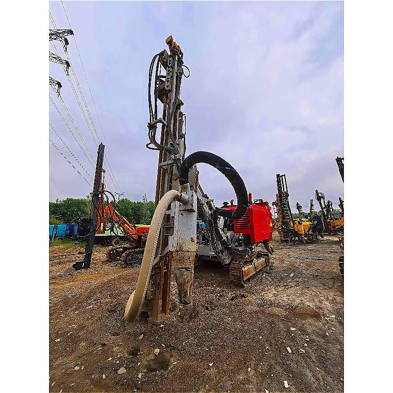 Crawler Mounted DTH Machine for Mining Quarry Foundation Piling Blast Hole Drilling Customized Design Heavy Duty Rig Hot Sale