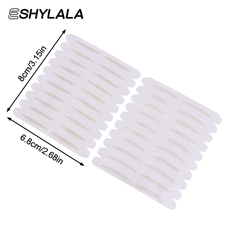 แผ่นแปะยกกระชับเปลือกตา 60/100/120 ชิ้น พร้อมที่จับ แบบธรรมชาติ มองไม่เห็นรอยต่อ ติดทนนาน ช่วยให้ตาดูใหญ่ขึ้น เทปแต่งตา