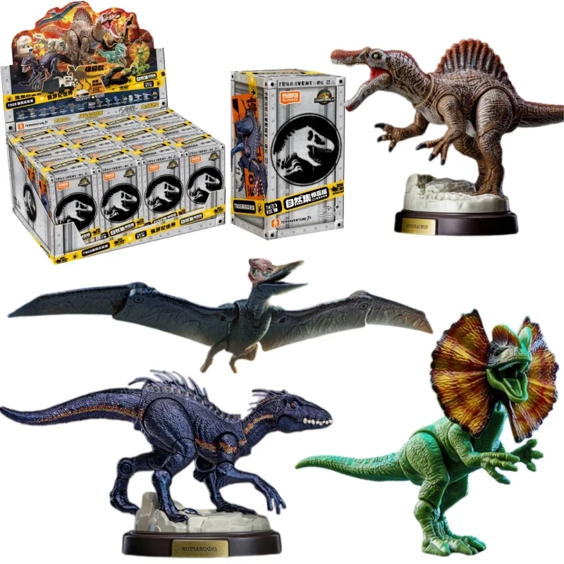 BLOKEES Original Jurassic World V02 V03 Mosasauridae Jurassic Park Dinosaurs TERRAVENTURE Assembled Model Action Figure Toy Gift