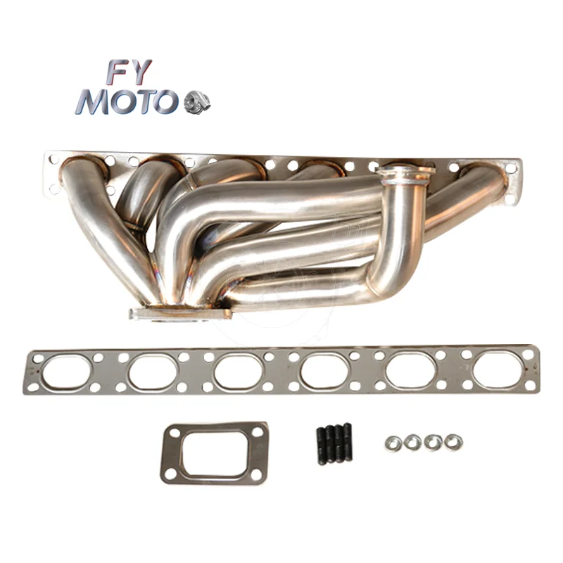 For BMW 3mm tube thick T3 E30 E34 24V M50 M52 S50 S52 M PERFORMANCE turbo Manifold