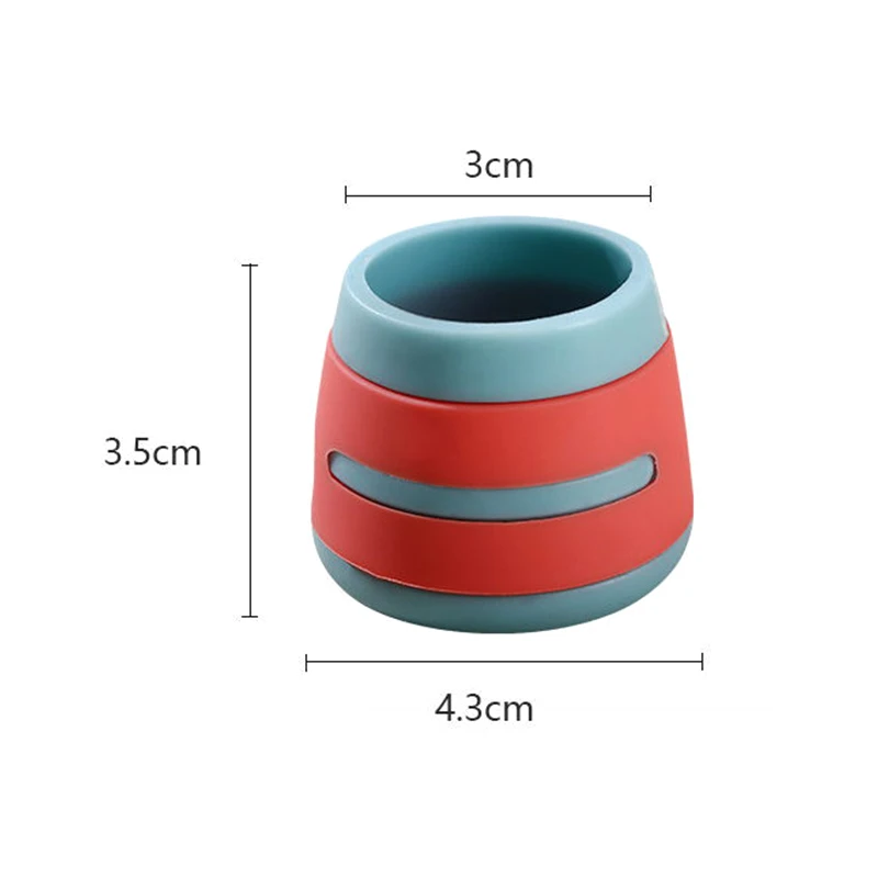 4 pezzi universale in silicone per mobili gambe copertura di protezione coprigambe per sedia antiscivolo cuscinetti protettivi per pavimenti rotondi sgabello coprigambe per tavolo