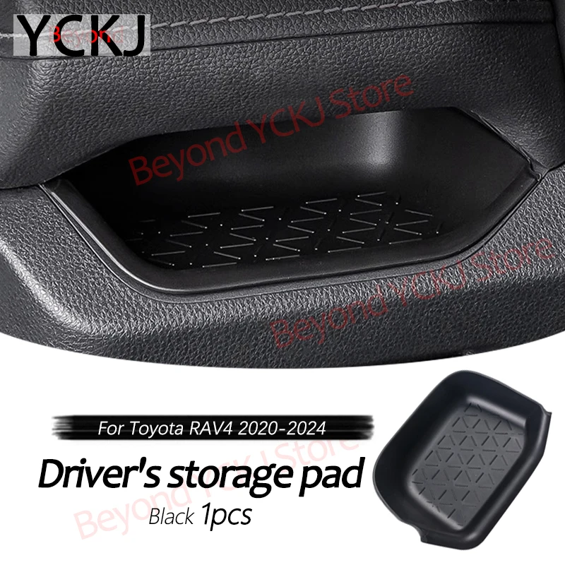 For Toyota RAV4 2020 - 2024 Storage Pad Center Console Organizer Tray  Storage Box Silicone Protective Pad Interior Accessories