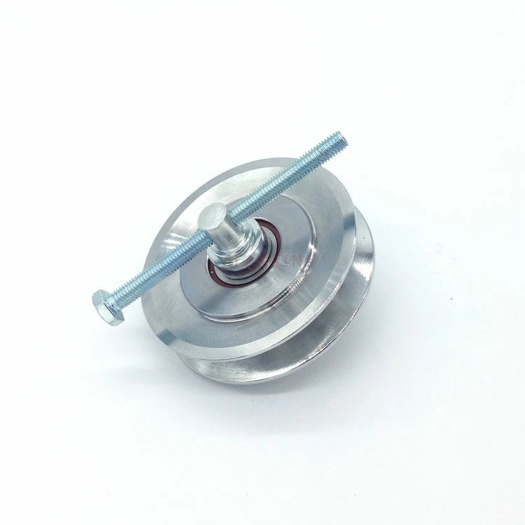For HITACHI ZX Air conditioner pulley Imported bearings Air conditioner belt tensioner B slot excavator accessories