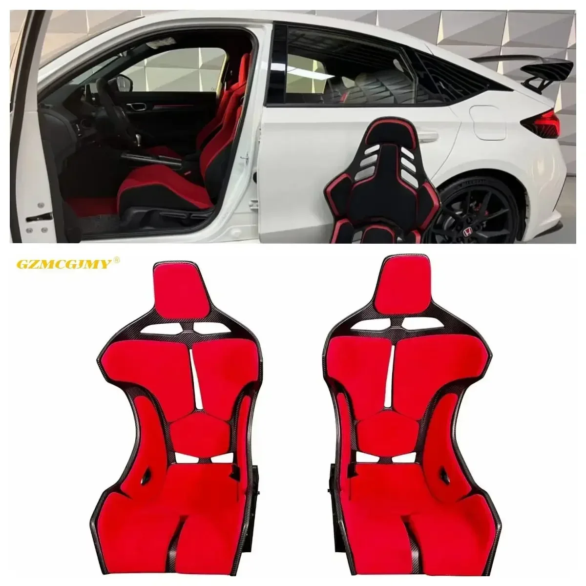 High Quality Racing Lightweight Seats Suitable for McLaren 570S 720S Carbon Fiber Seats