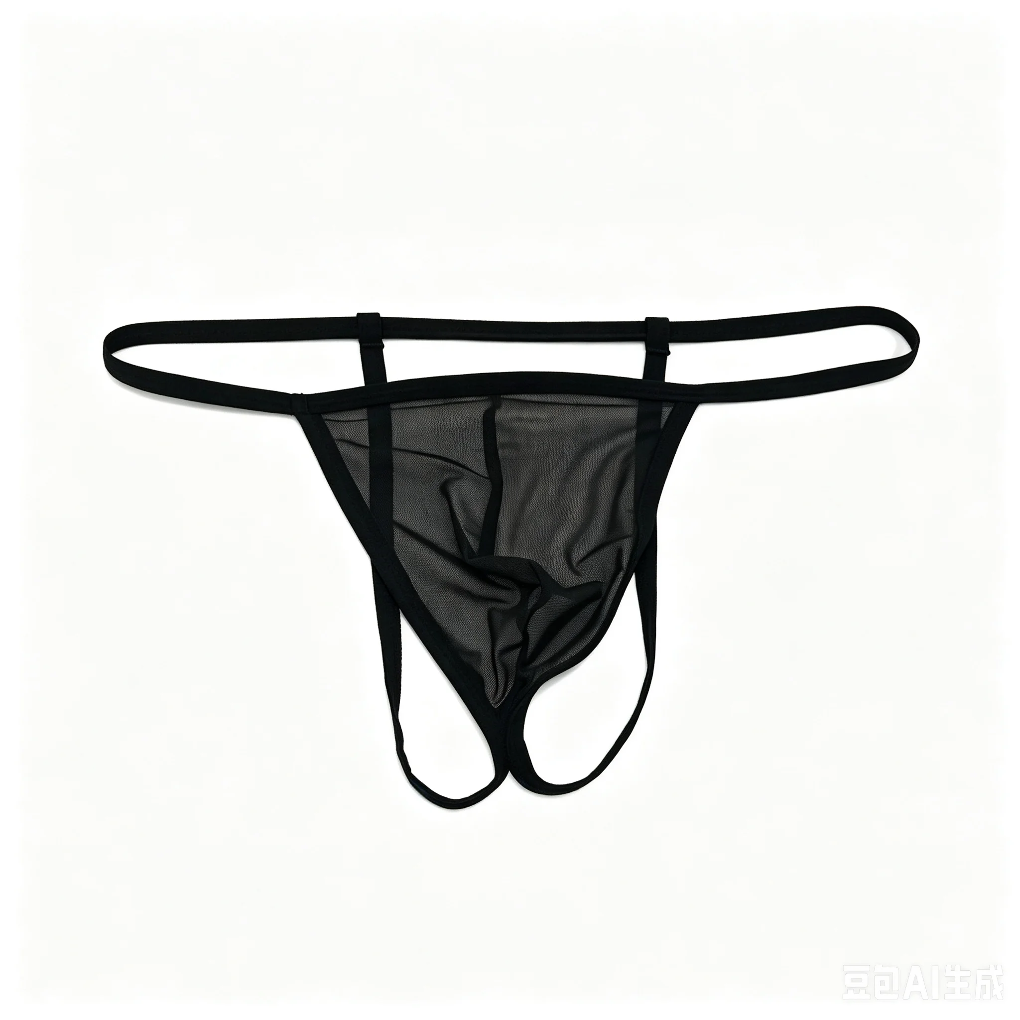 1pc Men's Sexy Underwear, Ice Silk Cool Thongs & G-strings, Mesh Breathable Comfy High Elastic Thongs Underpants, Thongs