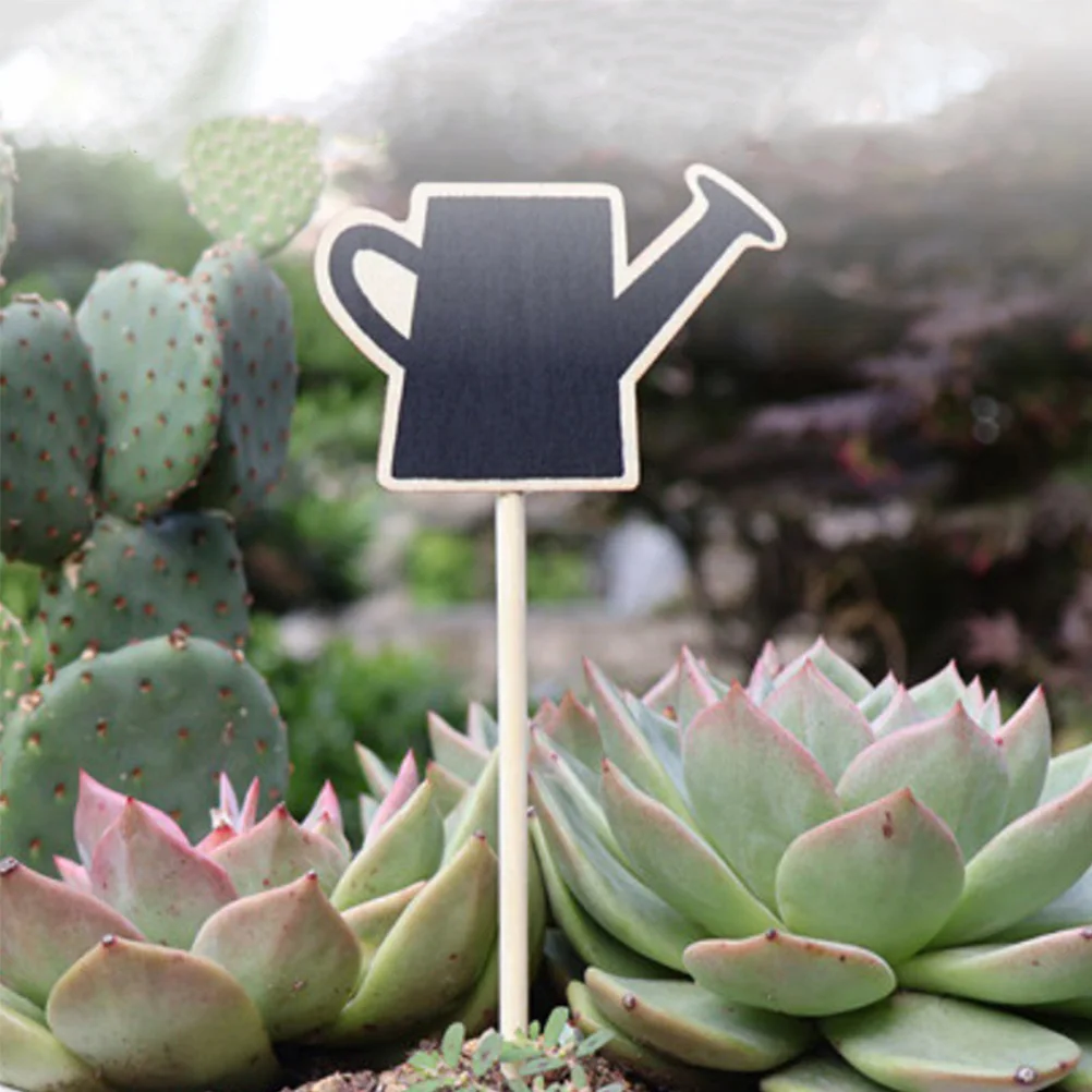 라벨 칠판 장식 파티 미니에 대 한 10 Pcs 주전자 칠판 분필 표지판