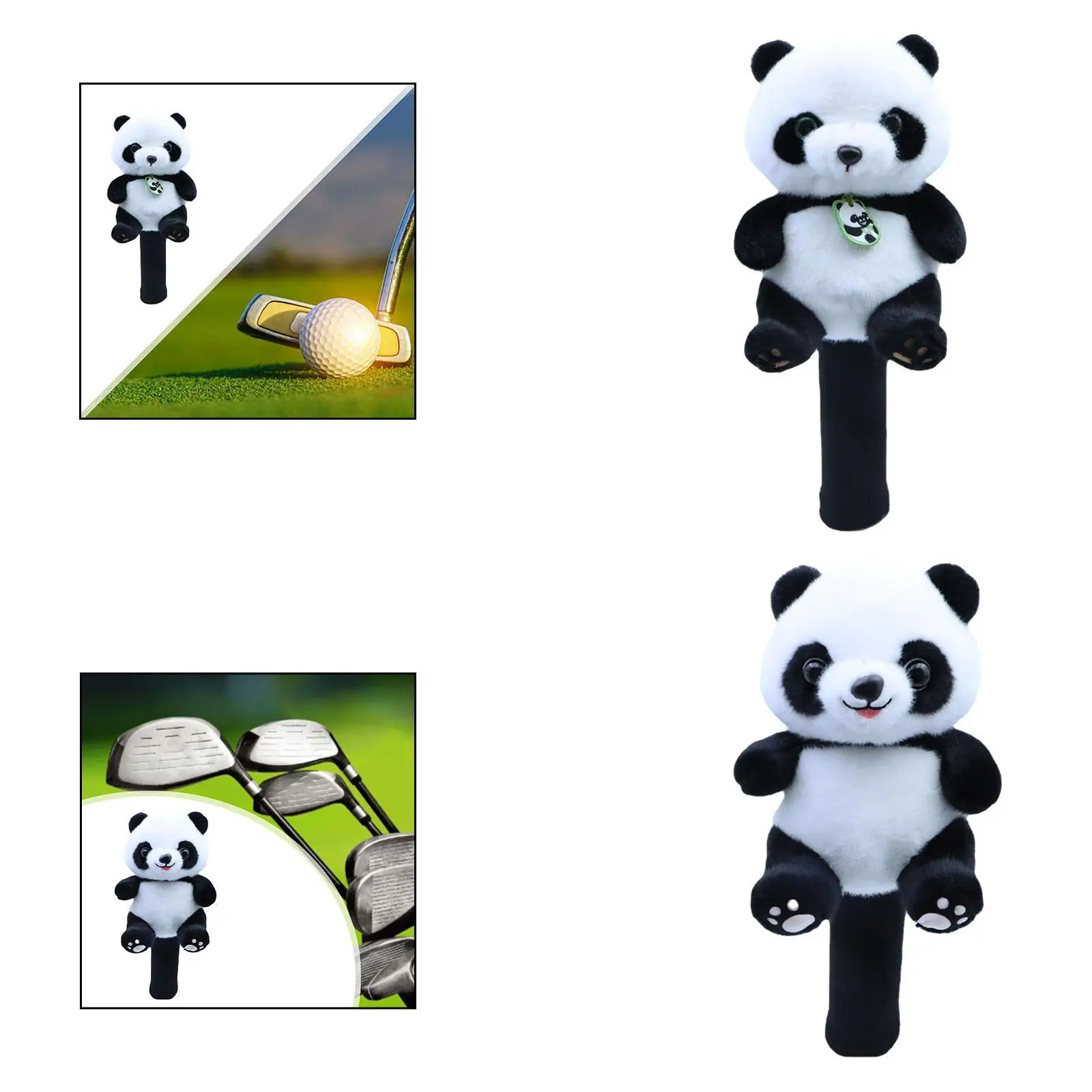 Plush Golf Wood Headcover Women Men Practical Funny Club Giveaway Anti Scratch Cute Golf Training Supplies Golf Club Head Cover