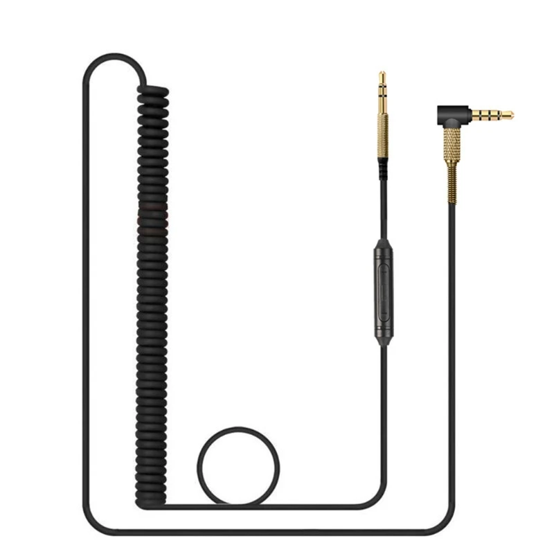 Wymienny kabel Audio do Marshall Major II 2 3 Monitor MID słuchawki przewód z regulacją głośności mikrofonu