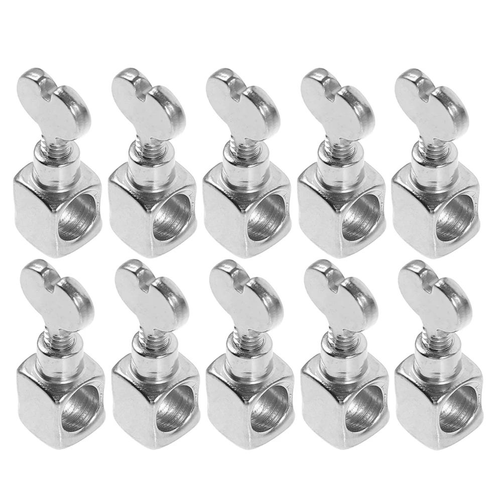 

10Pcs Sewing Machine Needle Clamp Metal Holder Rotatable Screw Replacement for Needle Fitting Tailors Dress Makers Sewing