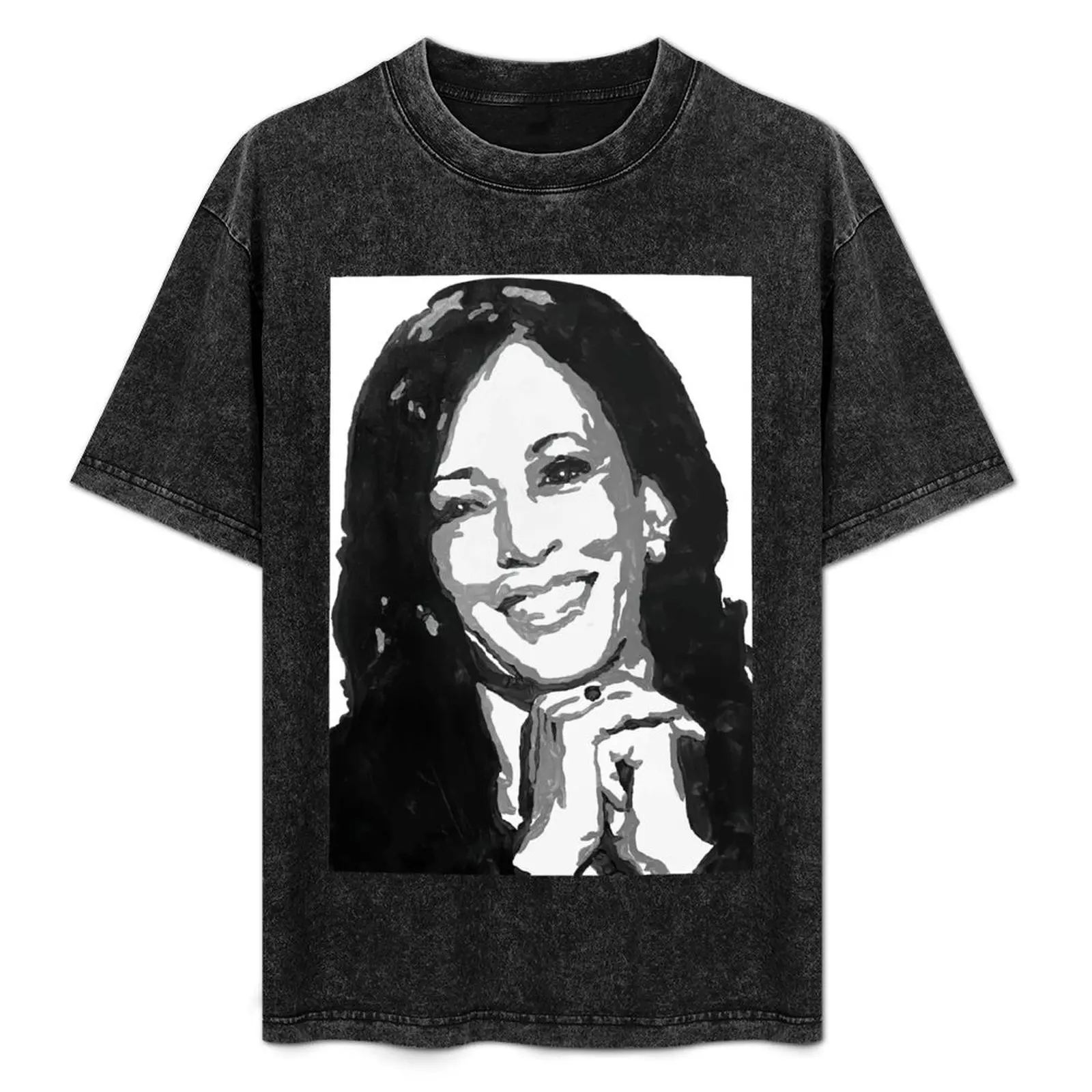 

US Vice President Kamala Harris T-Shirt Plus Size Basic Short Sleeve Top