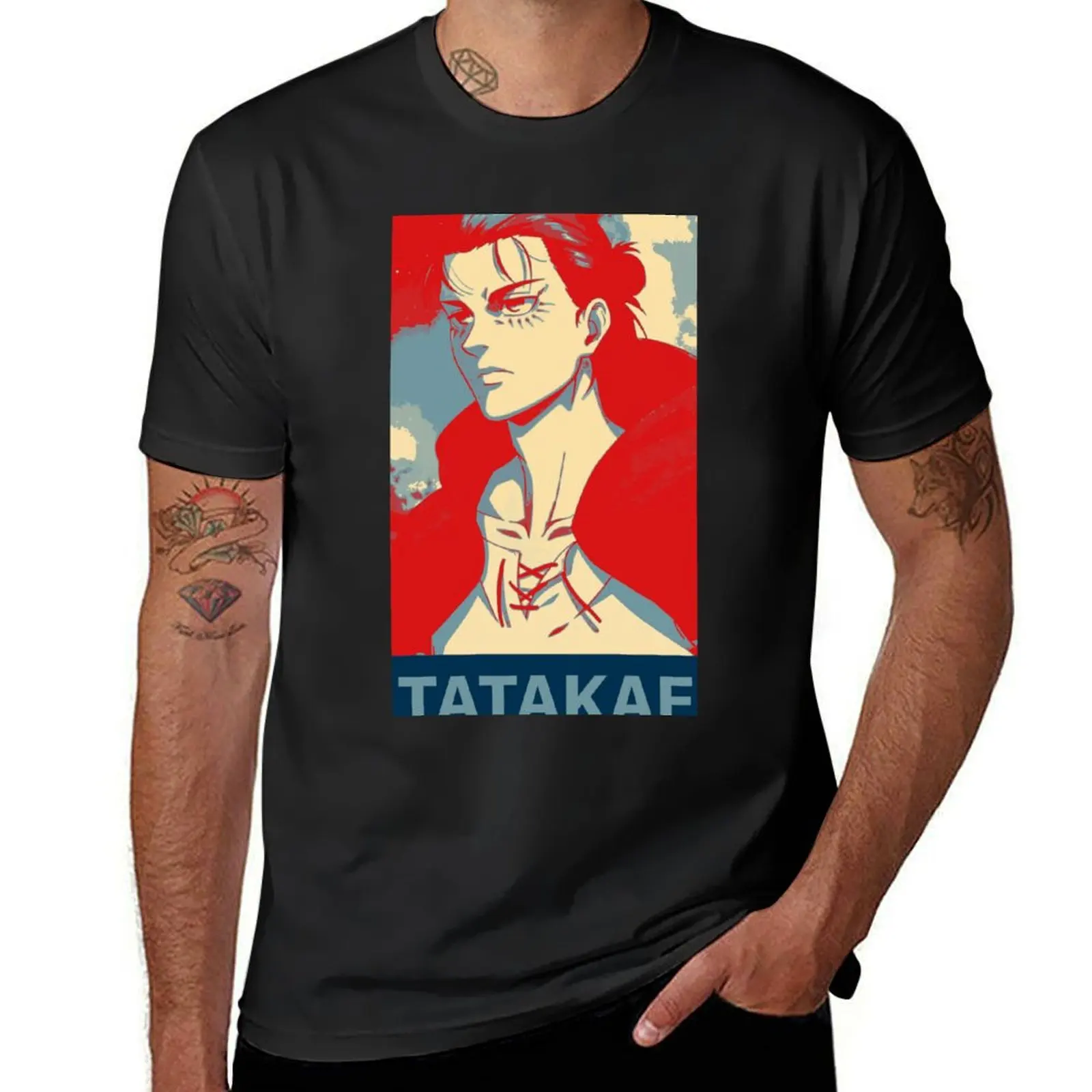 Eren Yeager Tatakae T-Shirt customs graphics mens tall t shirts