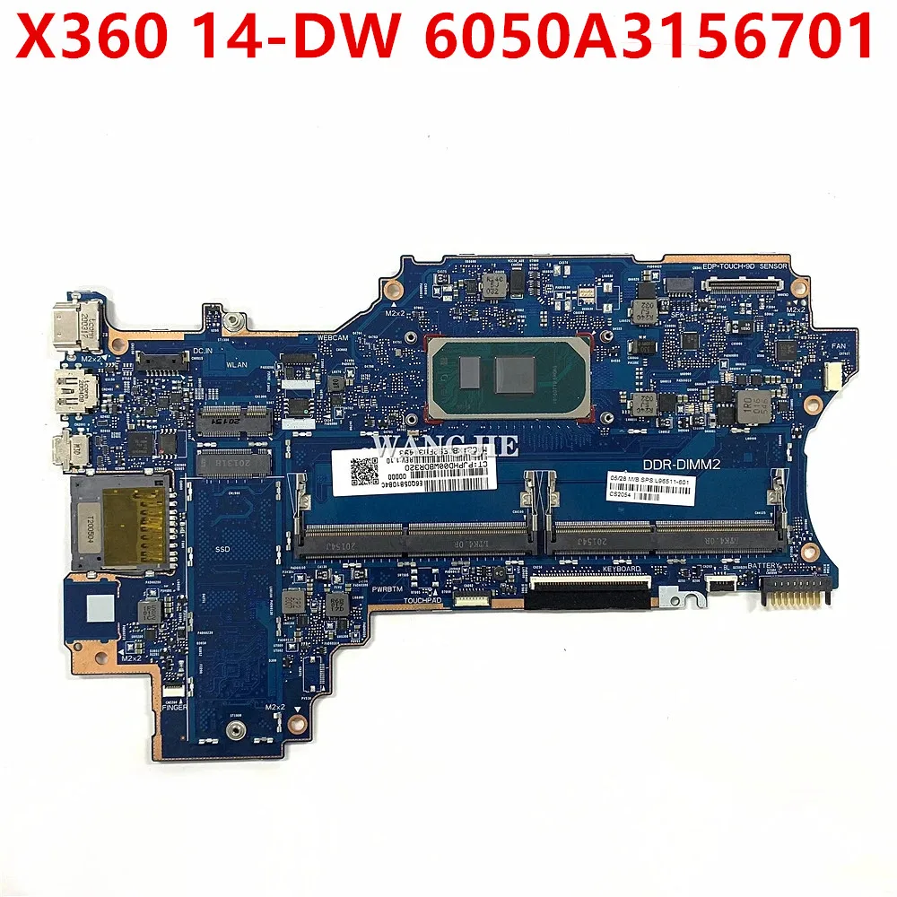 

Материнская плата для ноутбука HP Pavilion X360 14-DW L96510-601 L96511-001 L96511-601 L96513-601 6050A3156701-MB-A01, протестирована, исправна