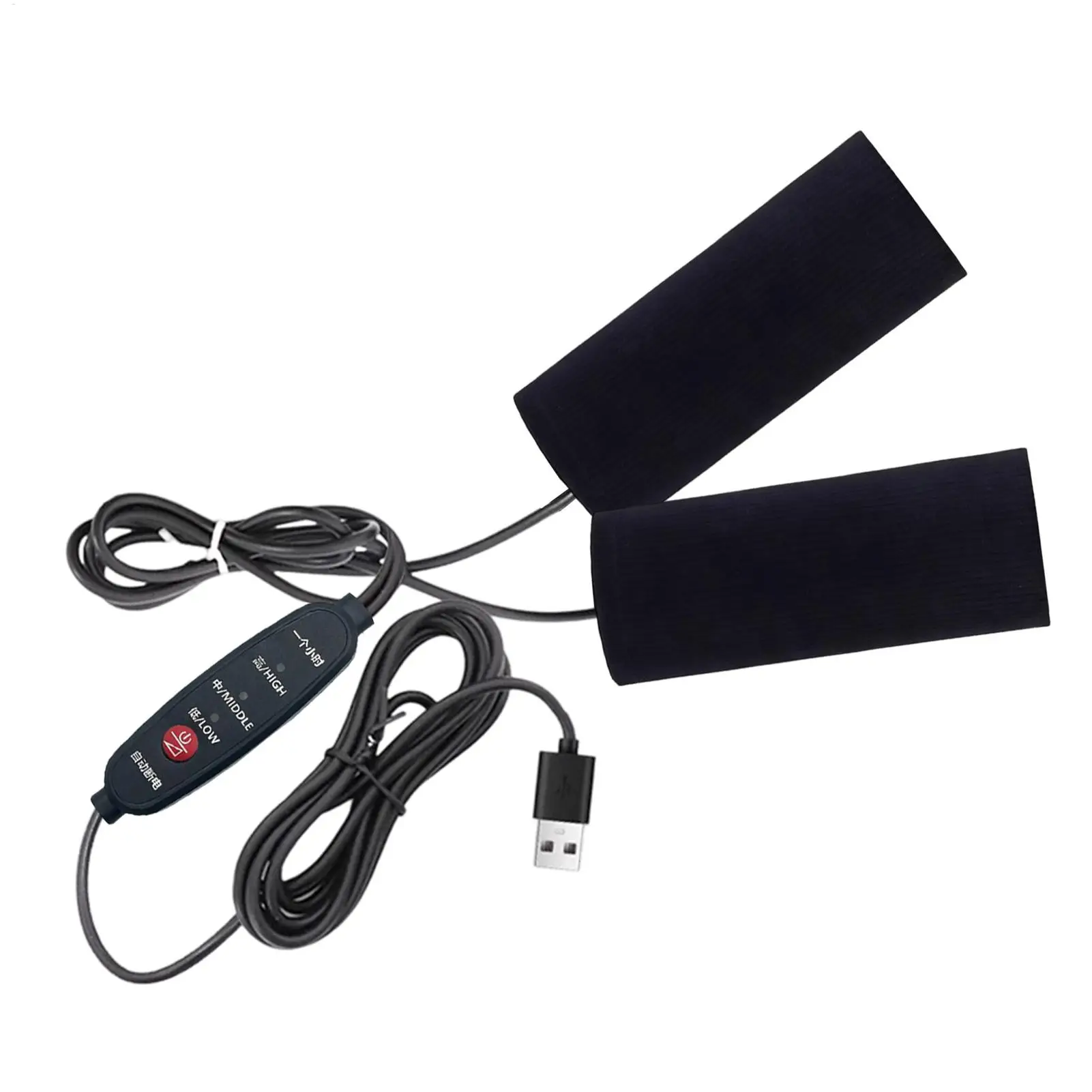 Motorcycle Heated Grips USB-Powered Warmer Three-level temperature adjustment Portable HandGrip Heater Pad Fast Heating Kits view 6