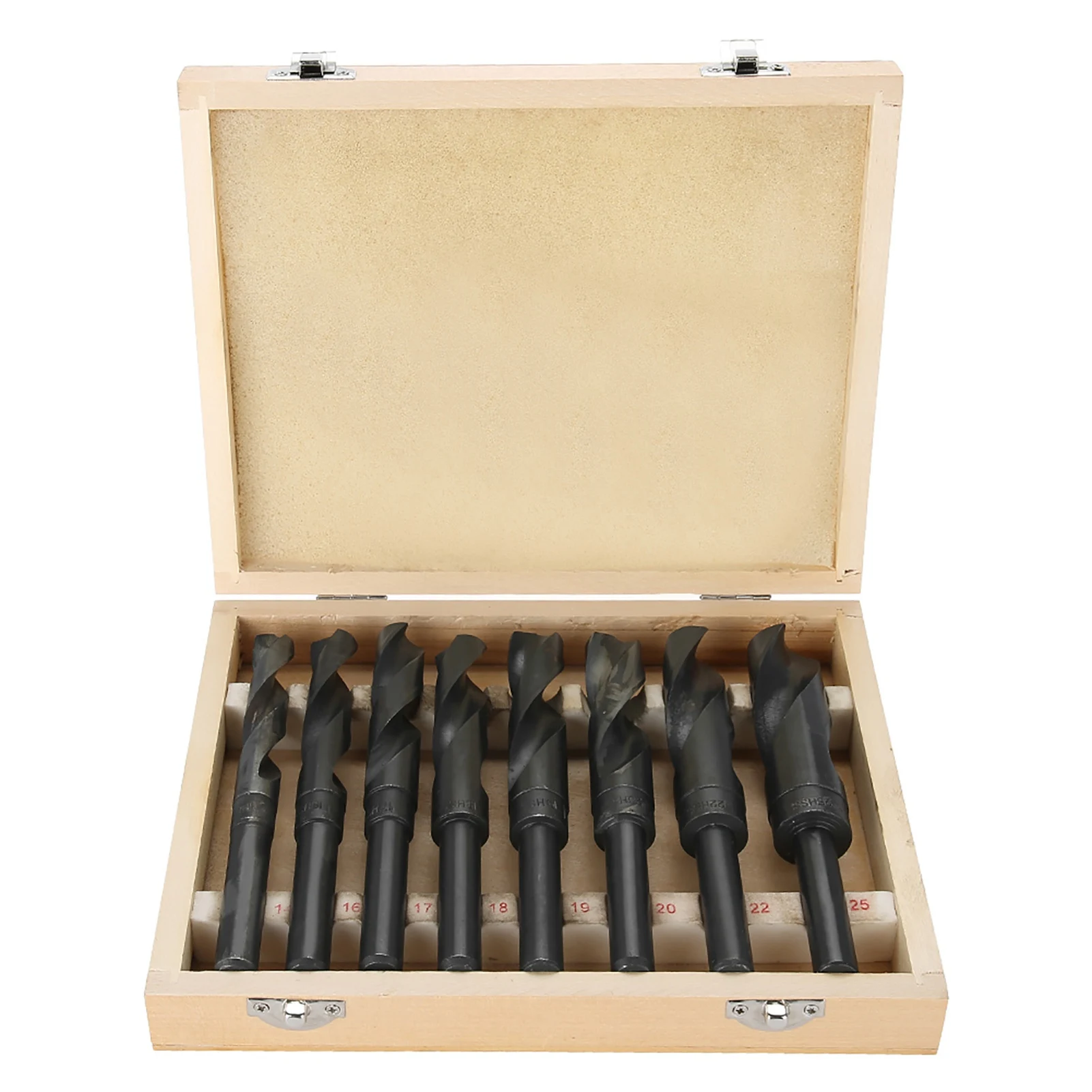 

8Pcs 14-25mm Bearing Steel Drill Bits Reduced Shank Twist Drill Bits Drill Bits Drilling Tool Twists Drill Bit Lot Drill Bit