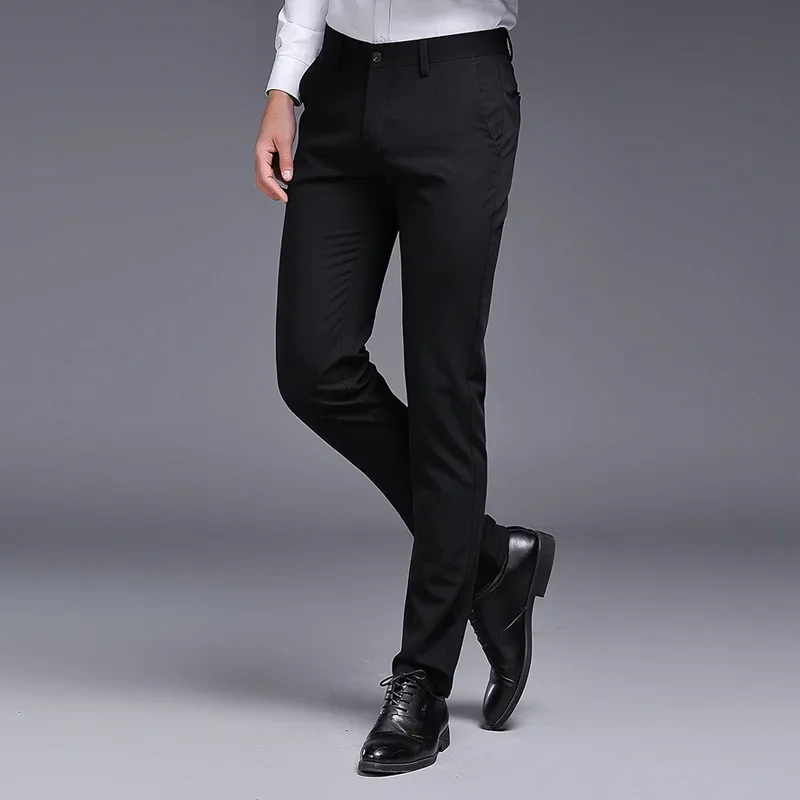 MRMT 2024 Brand New Men's Trousers Self-cultivation Business Ultra-thin Breathable Pants for Male Leisure Trouser