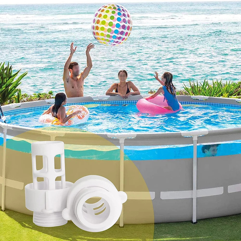 10184 For Intex Pool Drain Fitting Enables Direct Garden Hose Attachment to Round Pool Wall Drain for Controlled Water Drainage